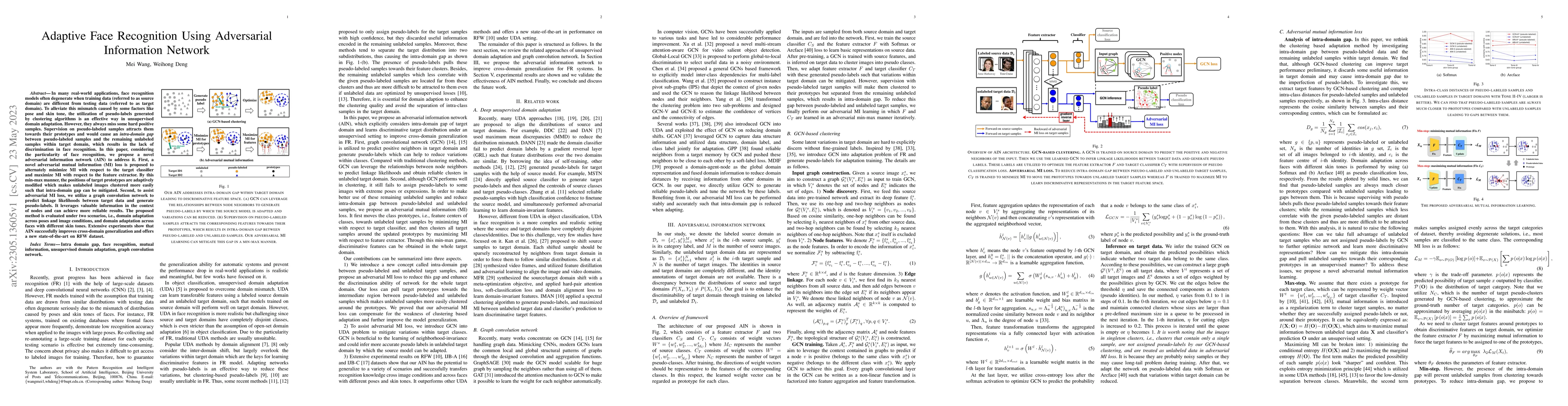 Thumbnail for Adaptive Face Recognition Using Adversarial Information Network