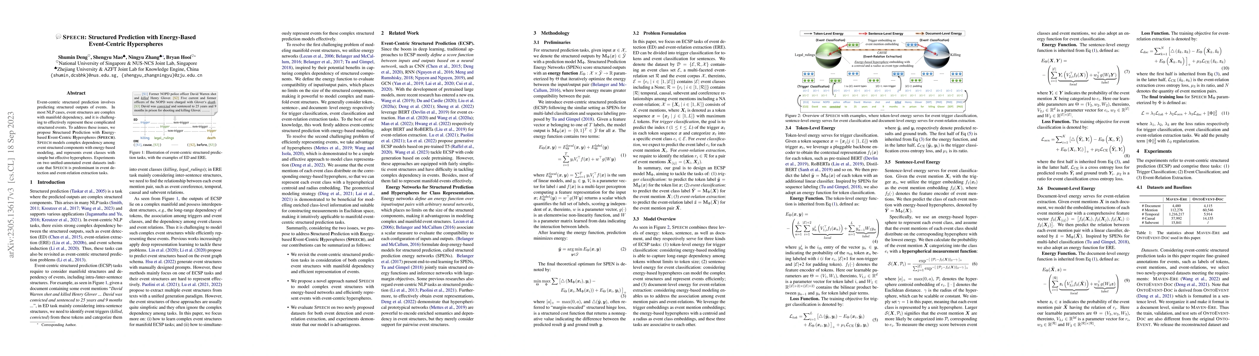 Thumbnail for SPEECH: Structured Prediction with Energy-Based Event-Centric
  Hyperspheres