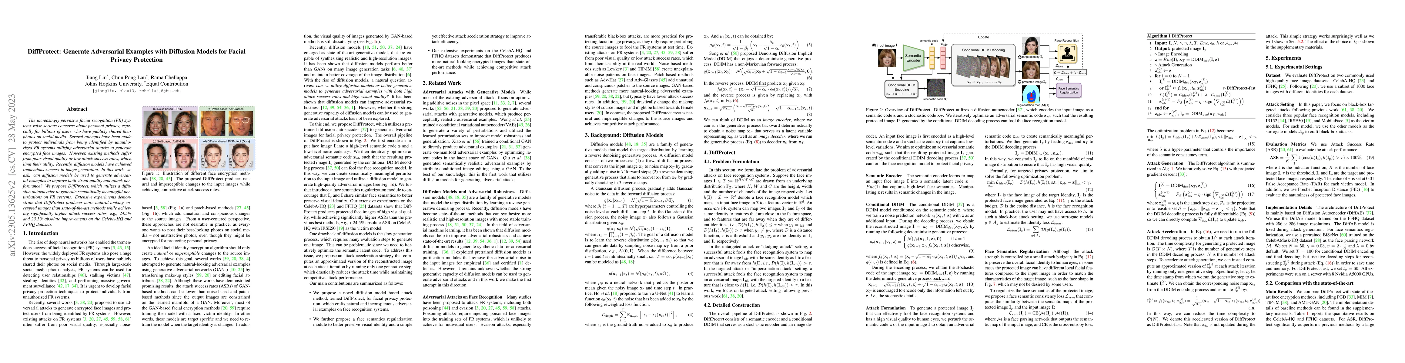 Thumbnail for DiffProtect: Generate Adversarial Examples with Diffusion Models for
  Facial Privacy Protection