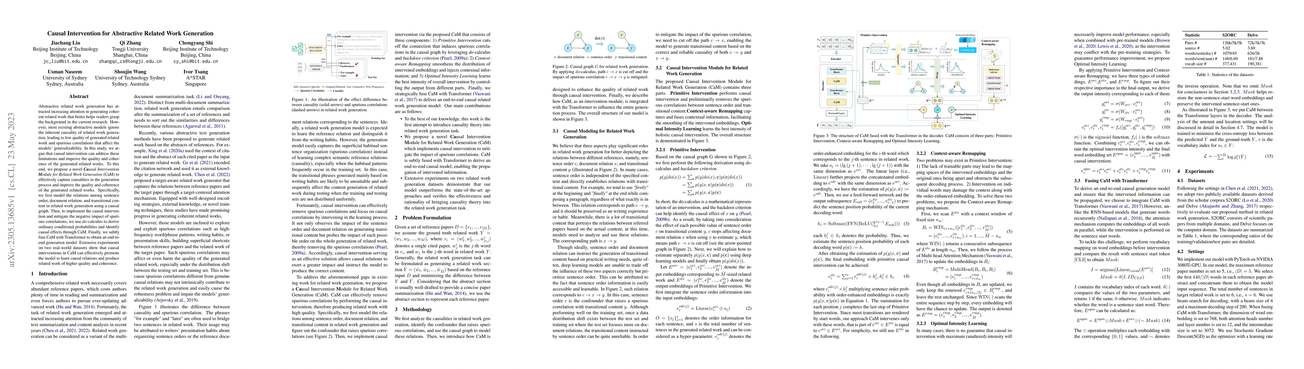 Thumbnail for Causal Intervention for Abstractive Related Work Generation