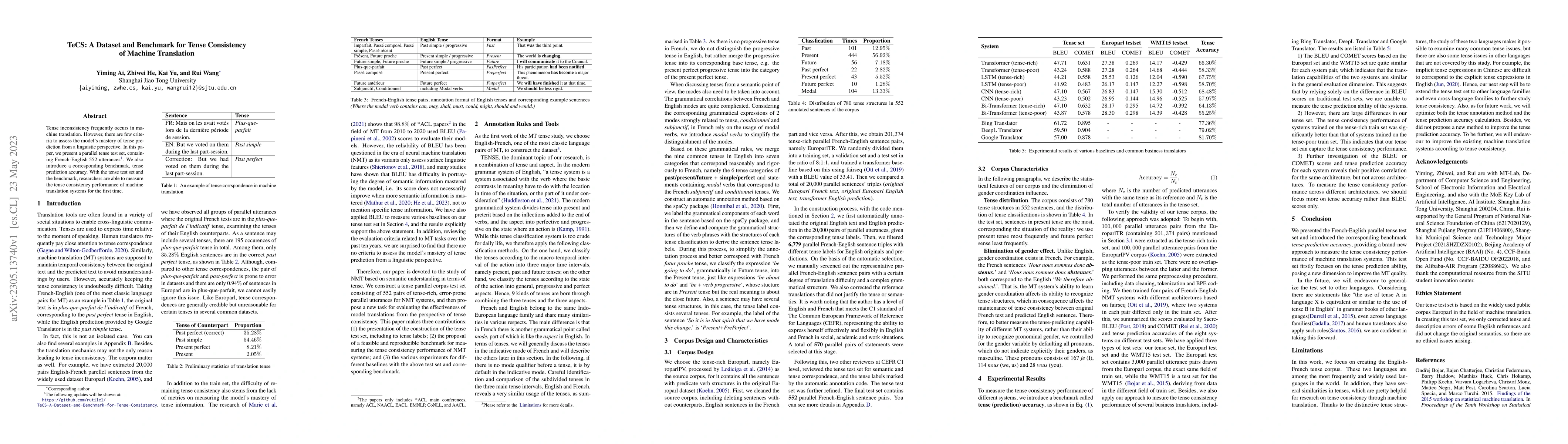 Thumbnail for TeCS: A Dataset and Benchmark for Tense Consistency of Machine
  Translation