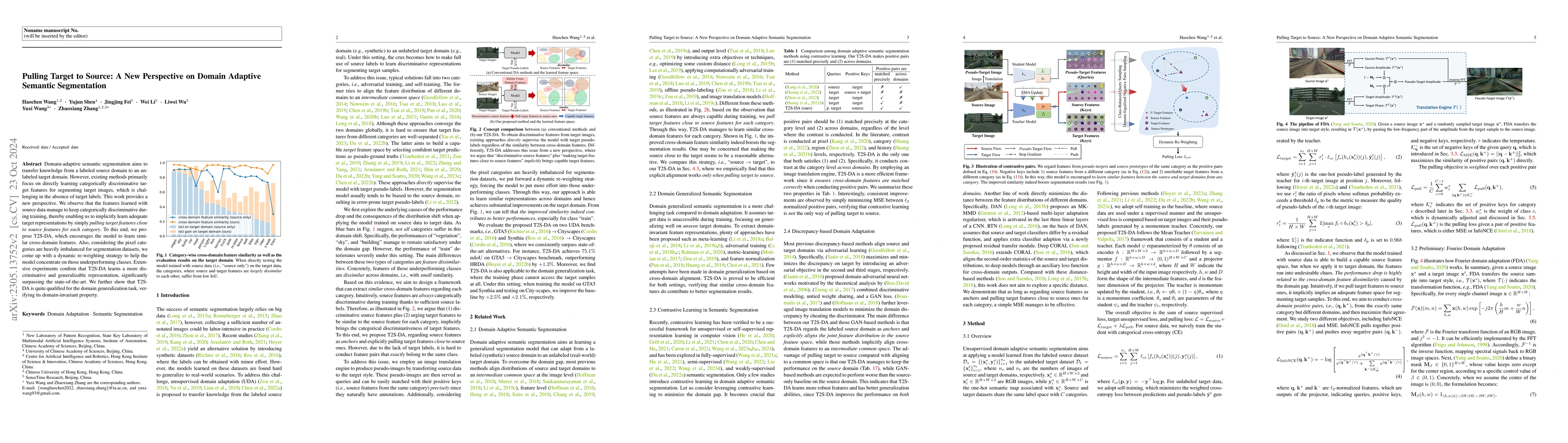 Thumbnail for Pulling Target to Source: A New Perspective on Domain Adaptive Semantic
  Segmentation
