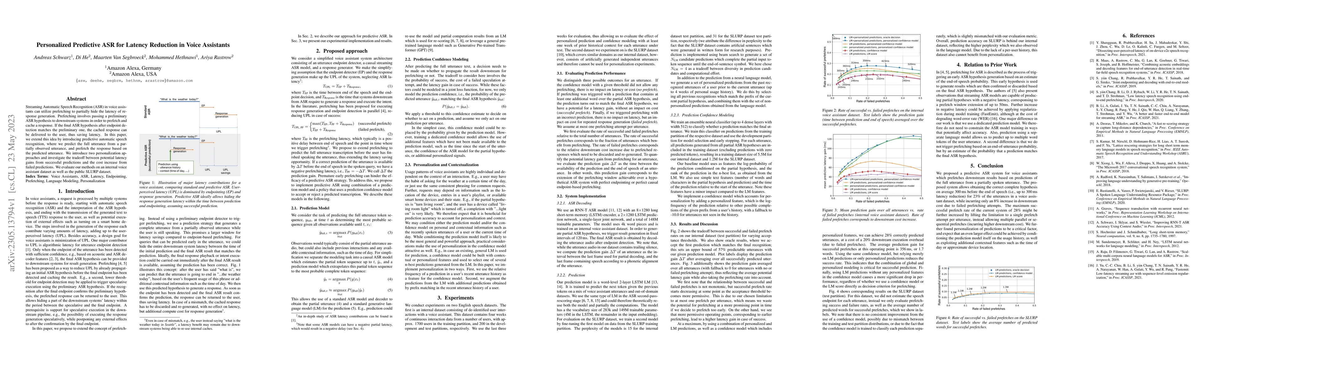 Thumbnail for Personalized Predictive ASR for Latency Reduction in Voice Assistants