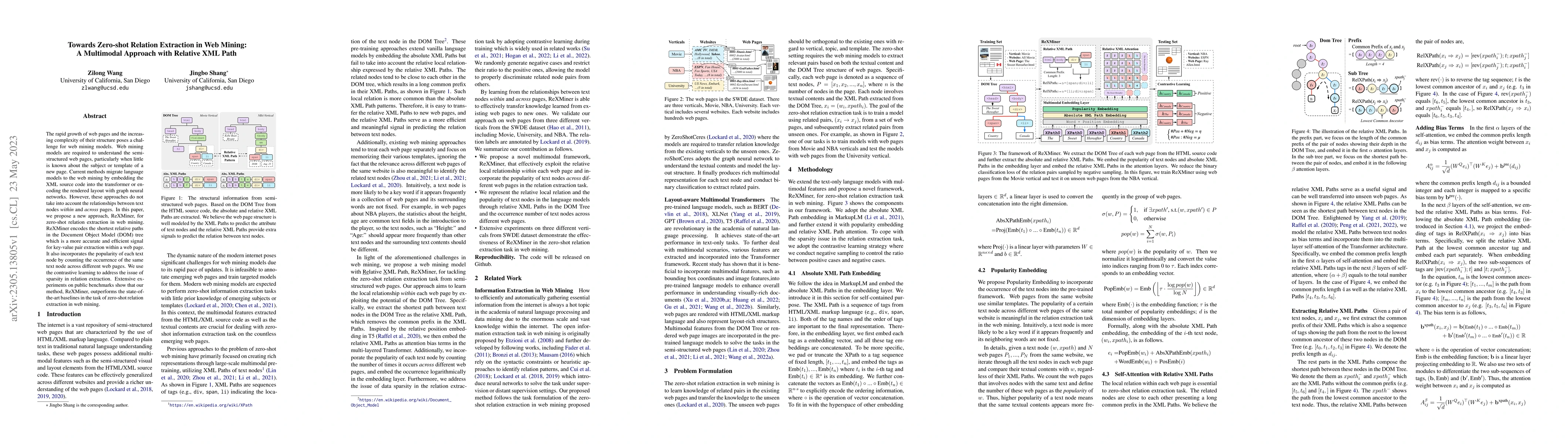 Thumbnail for Towards Zero-shot Relation Extraction in Web Mining: A Multimodal
  Approach with Relative XML Path