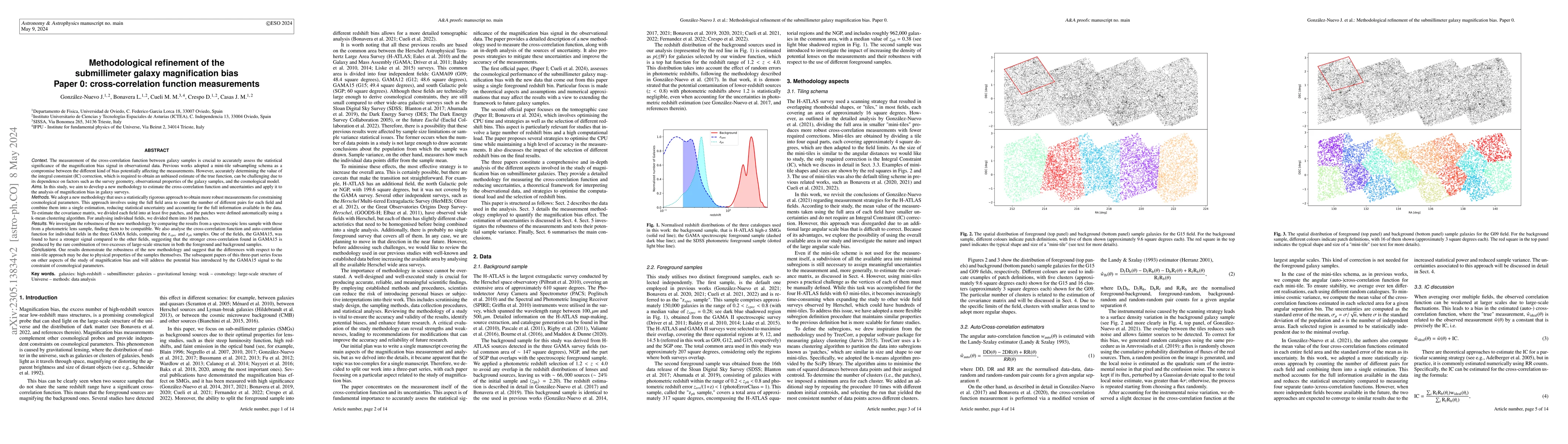 Thumbnail for Methodological refinement of the submillimeter galaxy magnification
  bias. Paper 0: cross-correlation function measurements