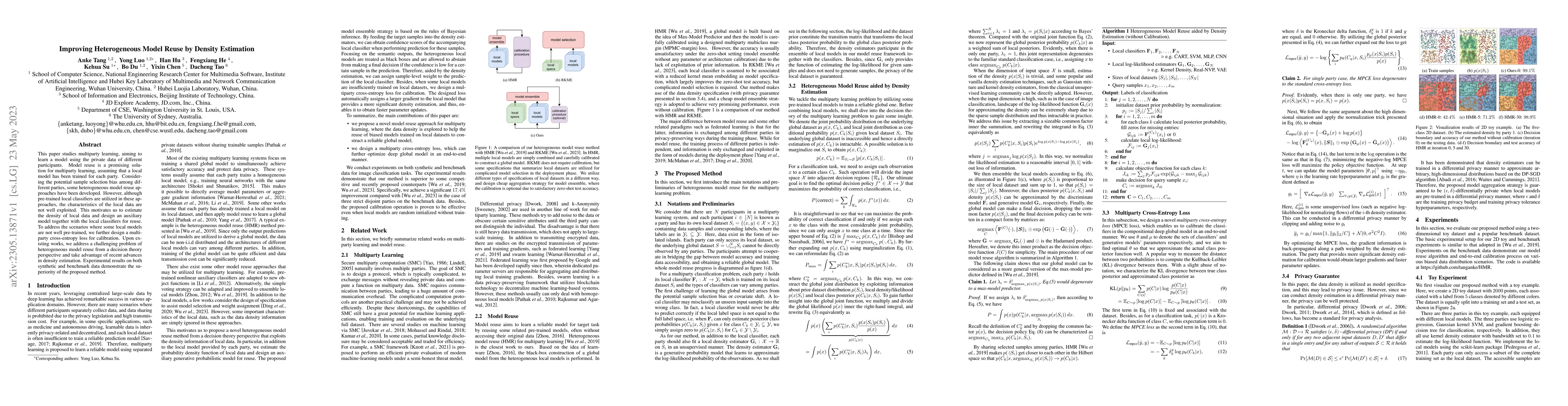 Thumbnail for Improving Heterogeneous Model Reuse by Density Estimation