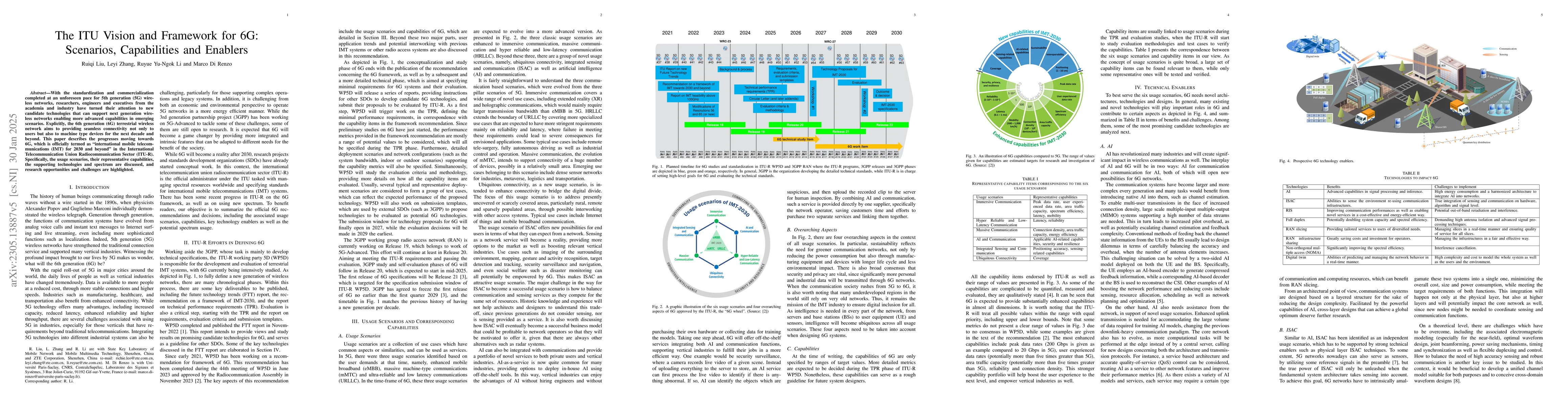 Thumbnail for A Vision and An Evolutionary Framework for 6G: Scenarios, Capabilities
  and Enablers