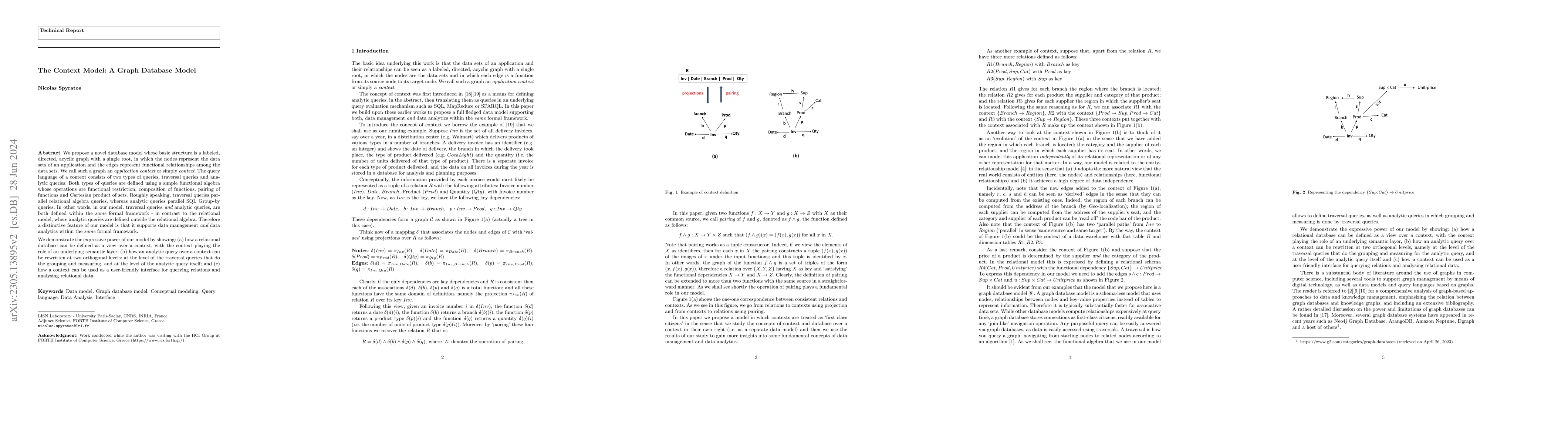 Thumbnail for The Context Model: A Graph Database Model