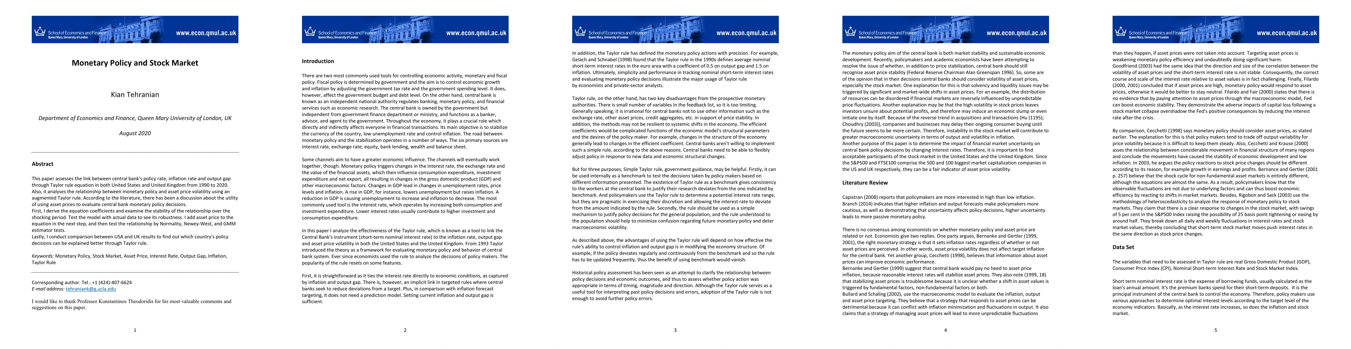 Thumbnail for Monetary Policy & Stock Market