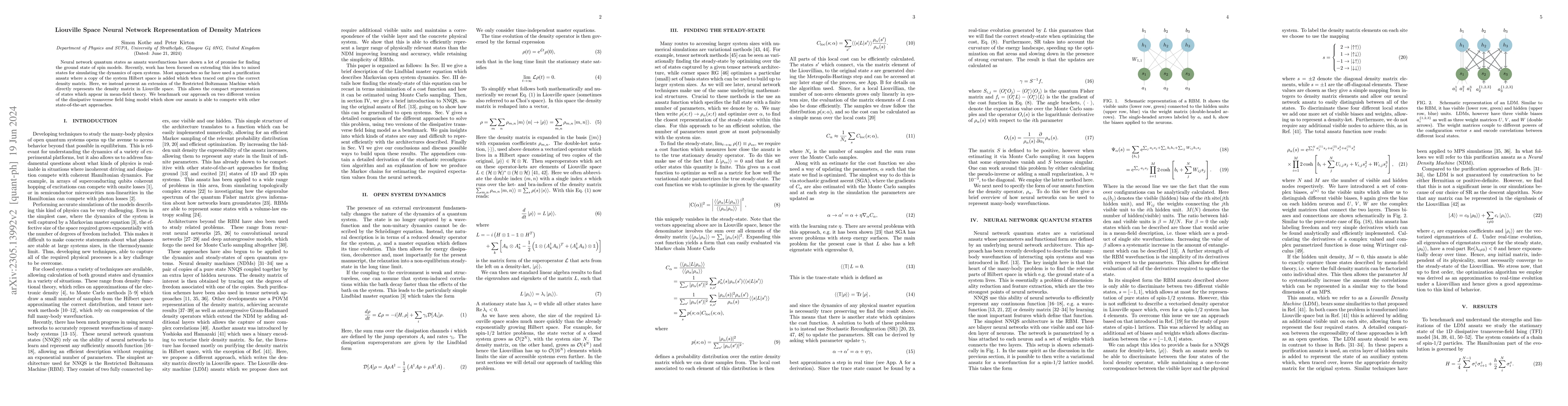 Thumbnail for Liouville Space Neural Network Representation of Density Matrices