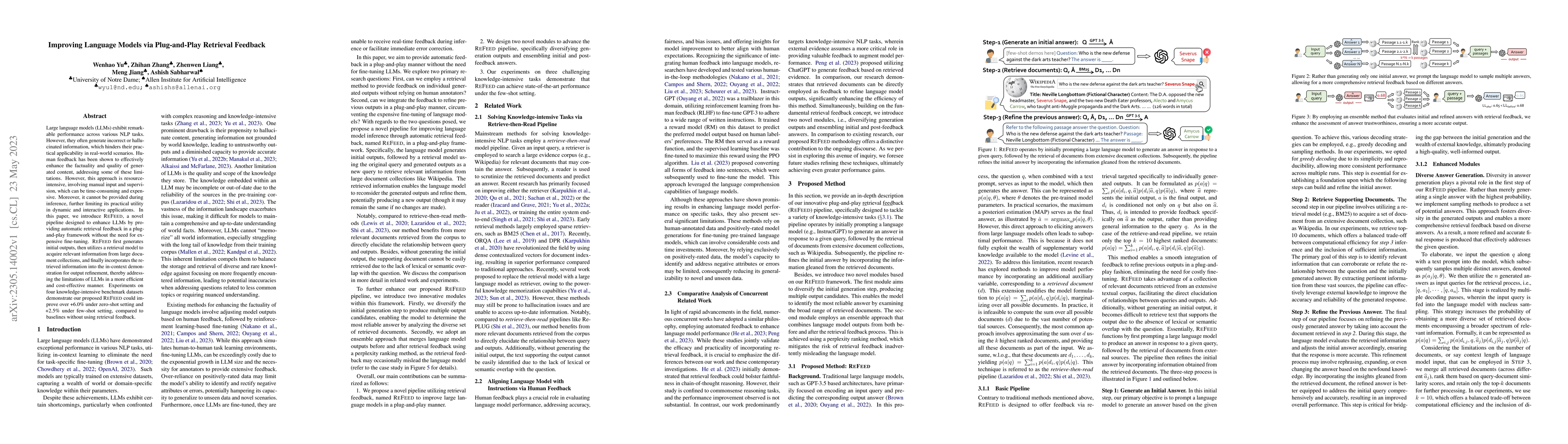 Thumbnail for Improving Language Models via Plug-and-Play Retrieval Feedback
