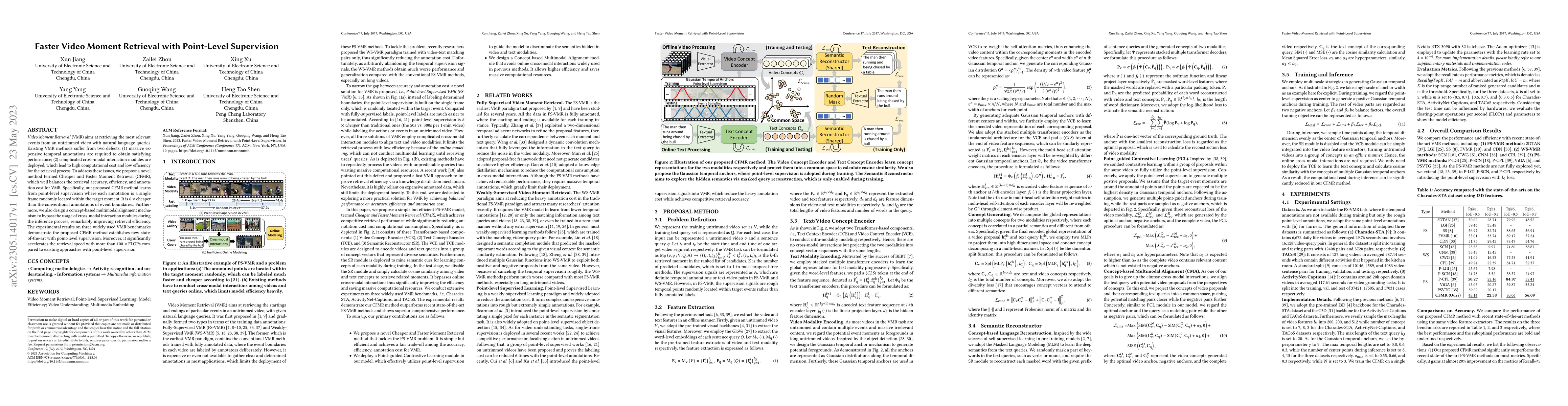 Thumbnail for Faster Video Moment Retrieval with Point-Level Supervision