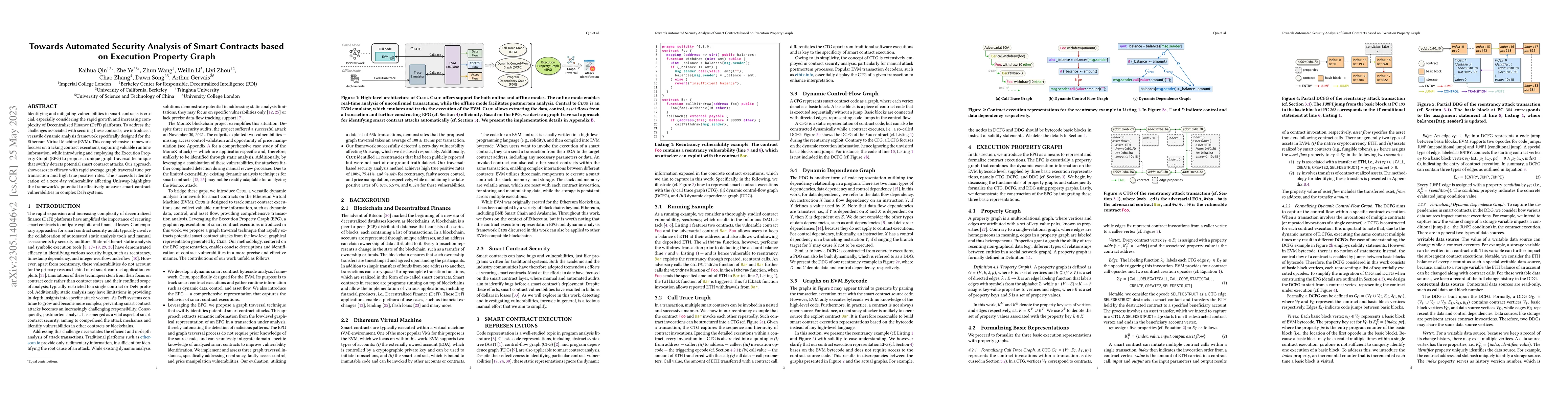 Thumbnail for Towards Automated Security Analysis of Smart Contracts based on
  Execution Property Graph