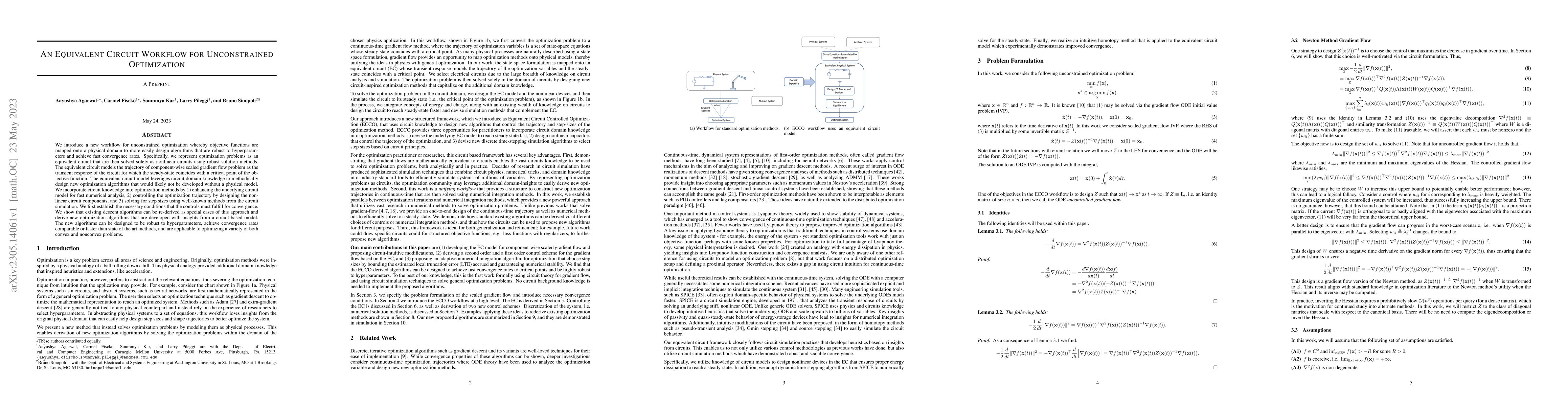 Thumbnail for An Equivalent Circuit Workflow for Unconstrained Optimization