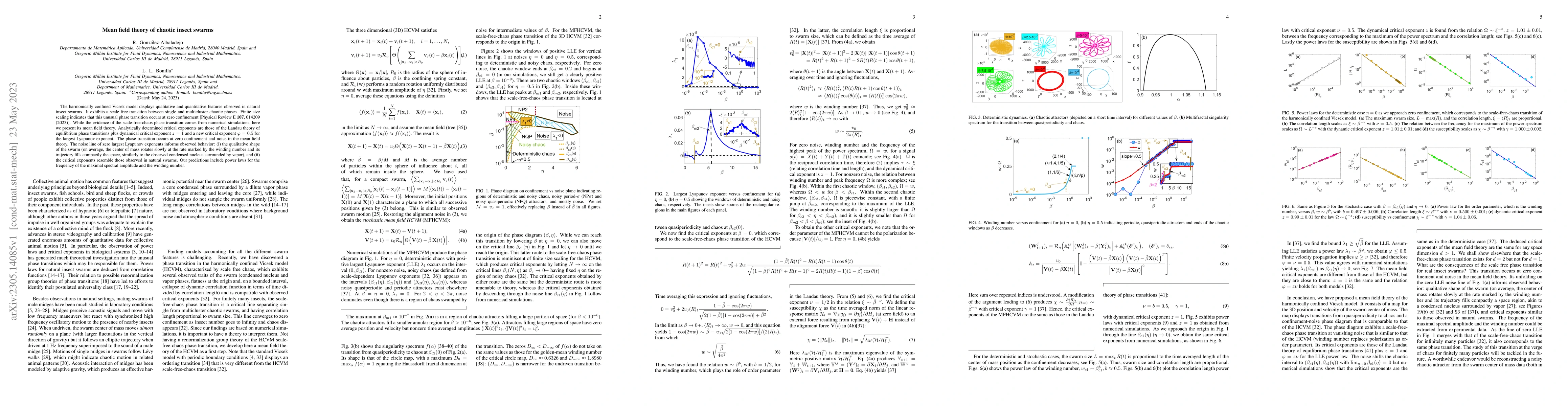 Thumbnail for Mean field theory of chaotic insect swarms