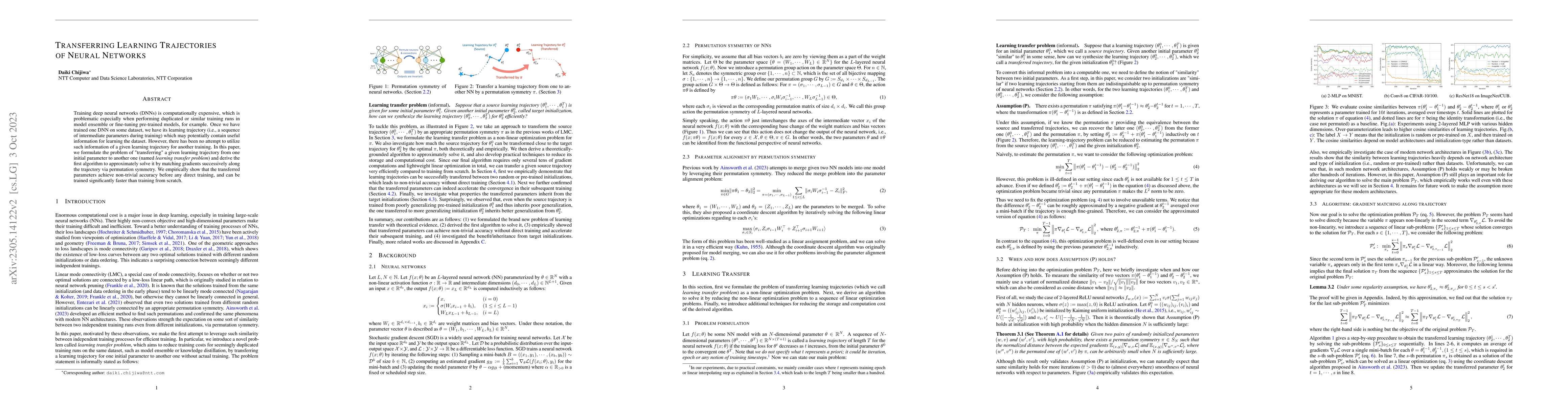 Thumbnail for Transferring Learning Trajectories of Neural Networks