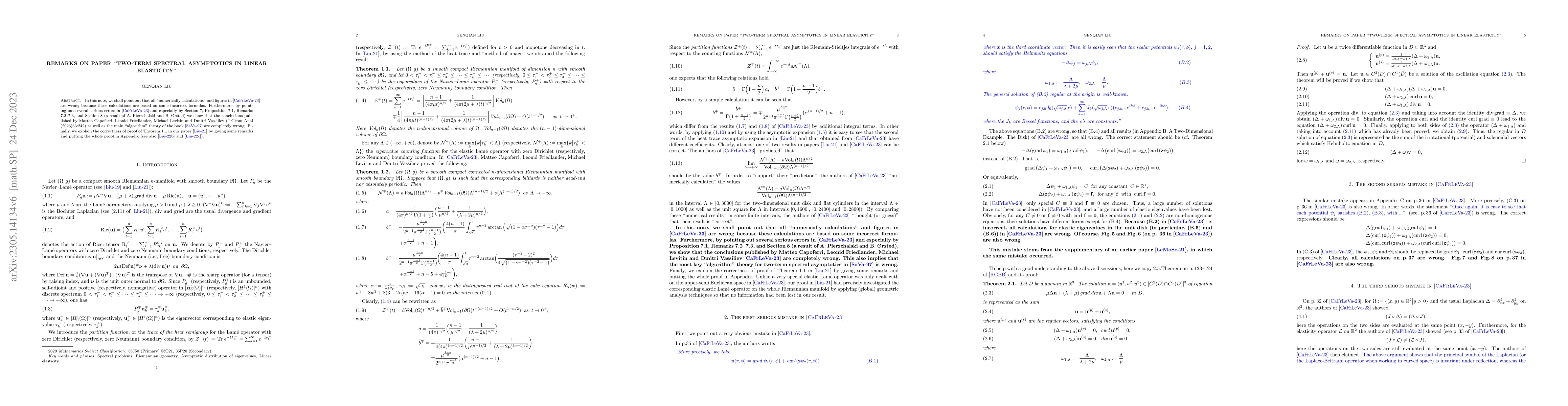 Thumbnail for Remarks on paper "Two-term spectral asymptotics in linear elasticity''