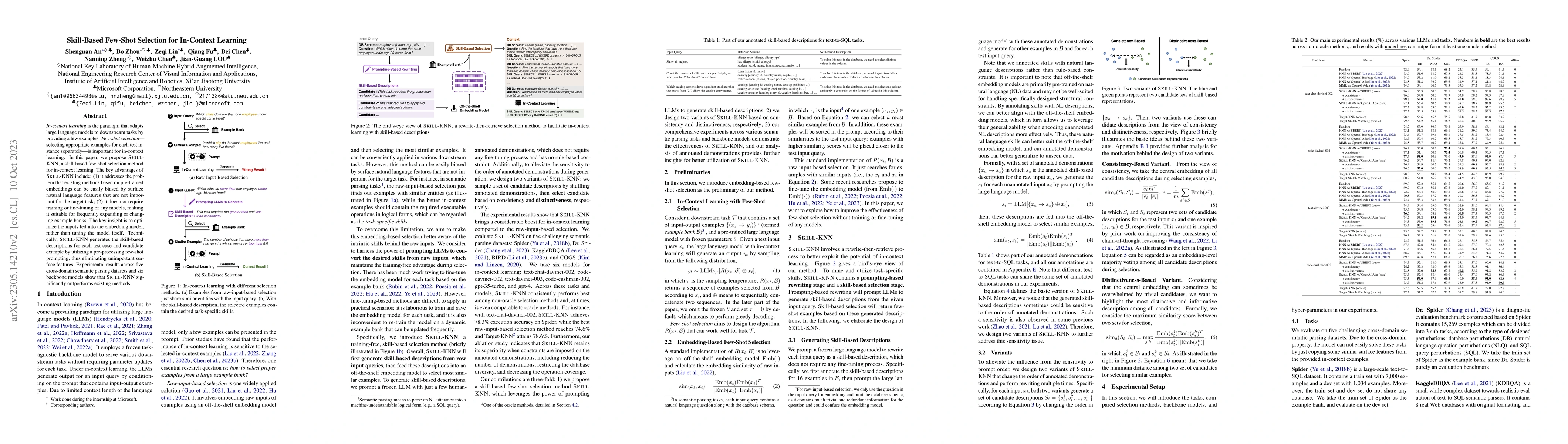 Thumbnail for Skill-Based Few-Shot Selection for In-Context Learning