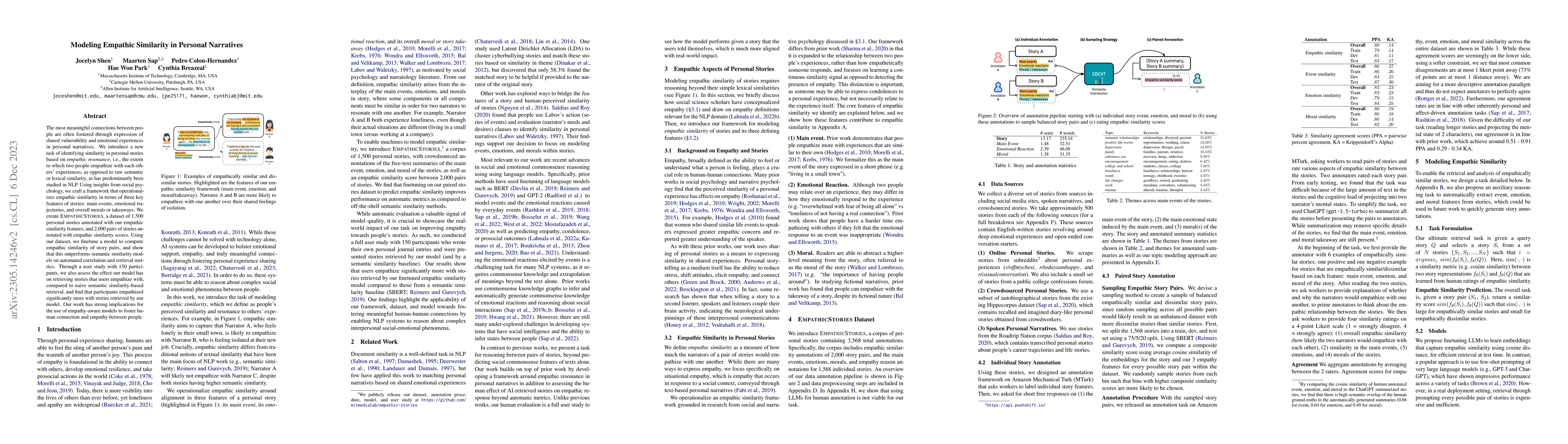 Thumbnail for Modeling Empathic Similarity in Personal Narratives
