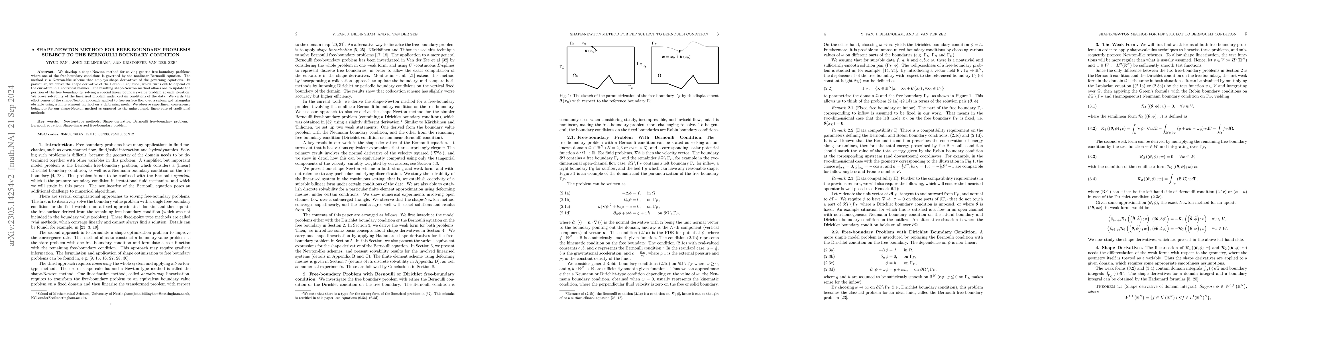 Thumbnail for A Shape-Newton Method for Free-boundary Problems Subject to The
  Bernoulli Boundary Condition