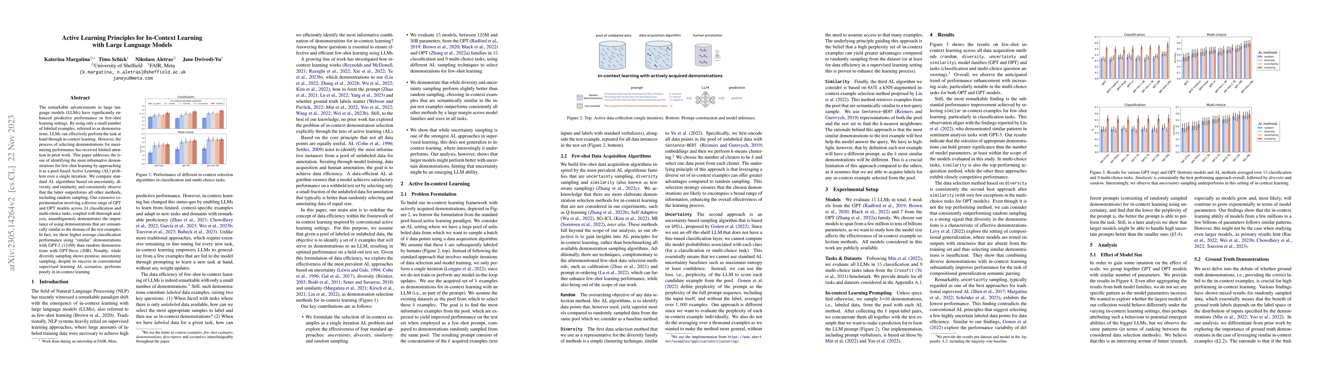 Thumbnail for Active Learning Principles for In-Context Learning with Large Language
  Models