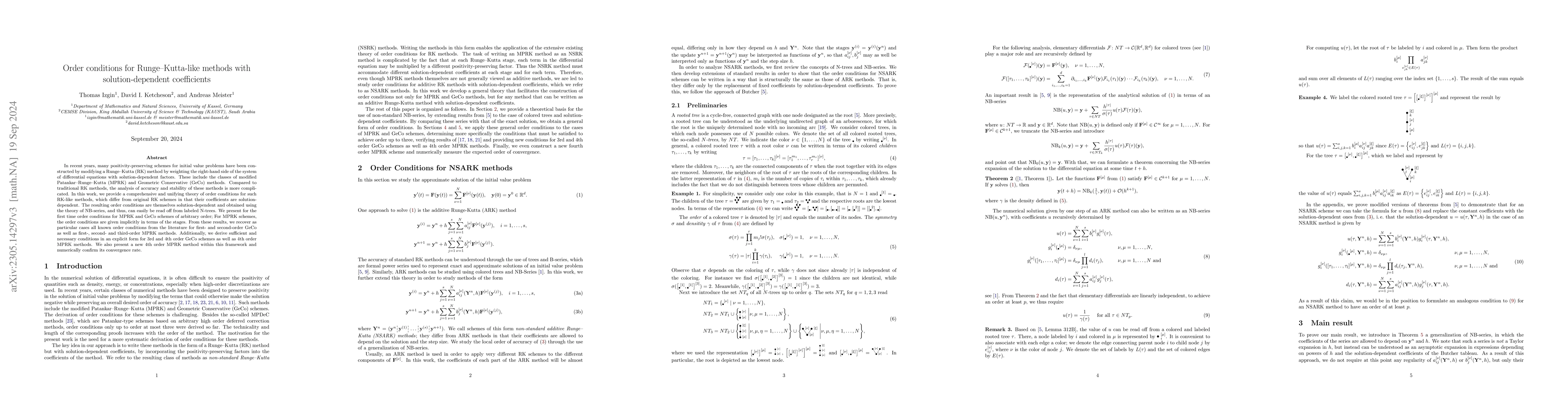 Thumbnail for Order conditions for Runge--Kutta-like methods with solution-dependent
  coefficients