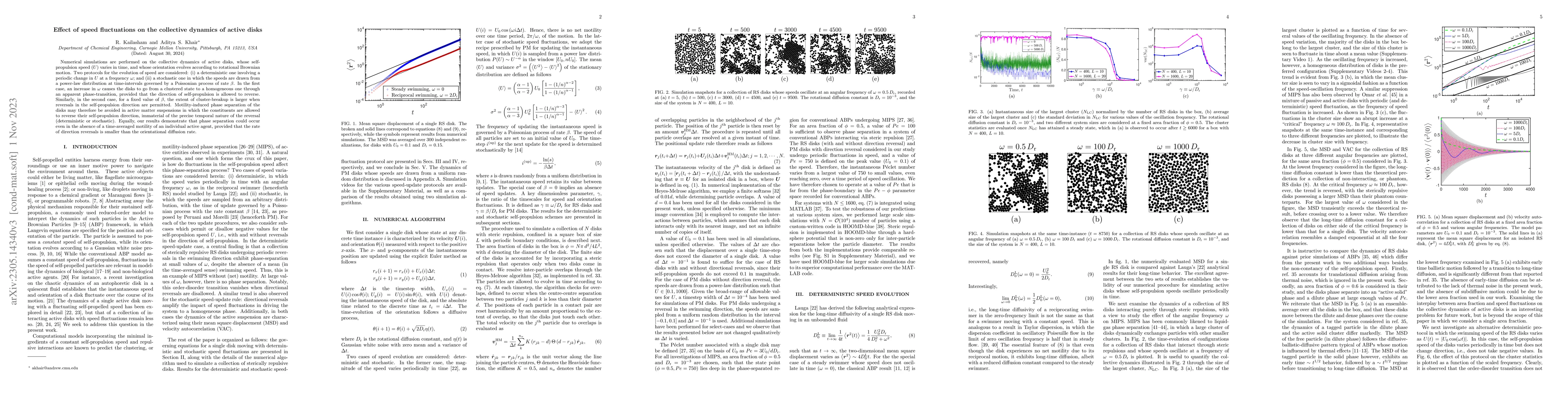 Thumbnail for Effect of speed fluctuations on the collective dynamics of active disks