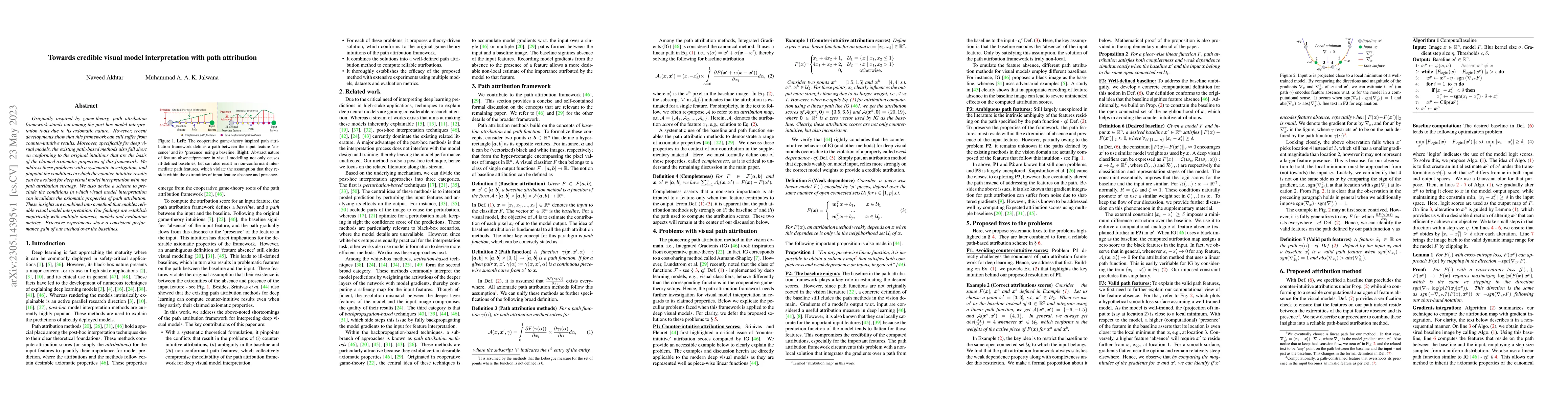 Thumbnail for Towards credible visual model interpretation with path attribution