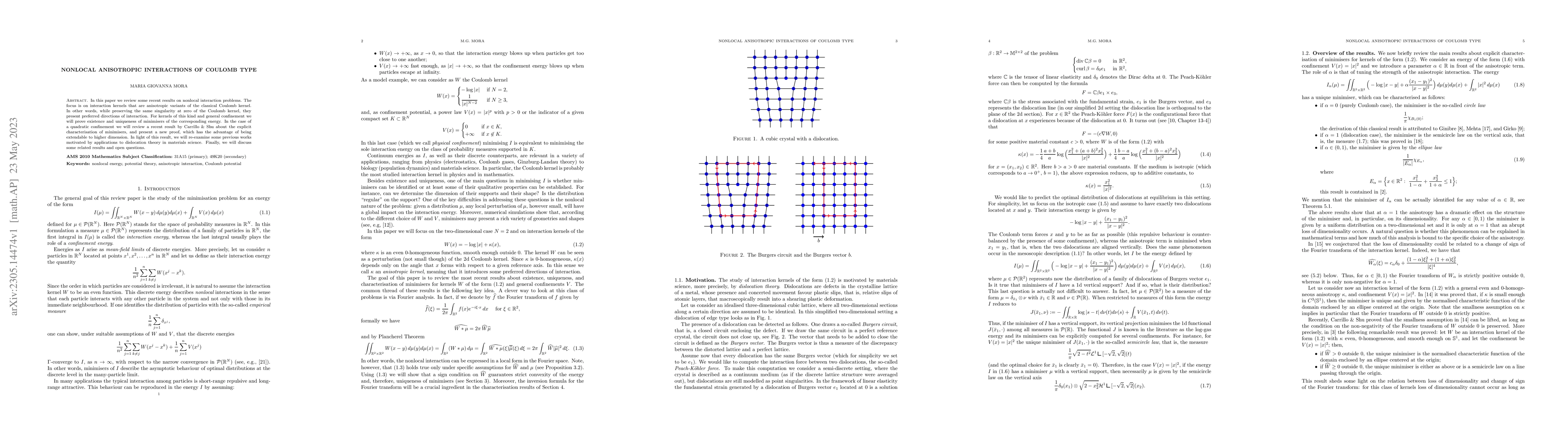 Thumbnail for Nonlocal anisotropic interactions of Coulomb type