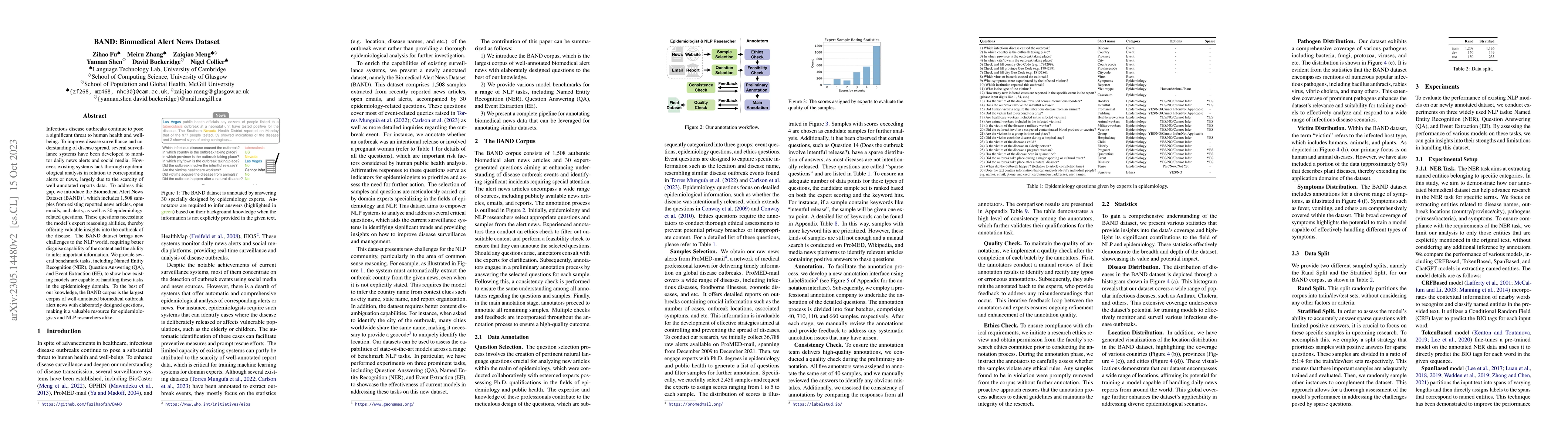 Thumbnail for BAND: Biomedical Alert News Dataset