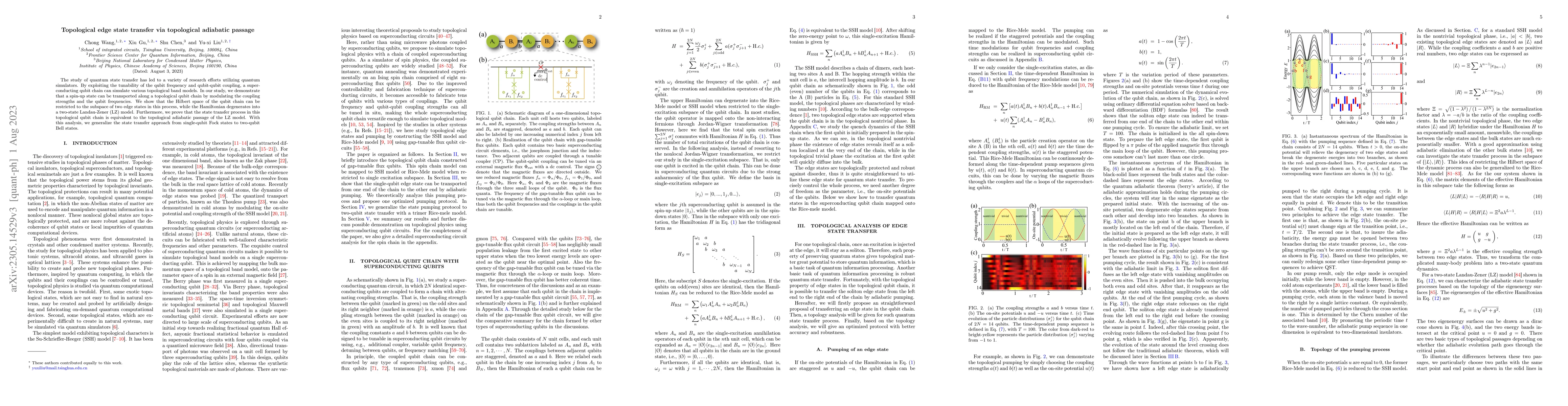 Thumbnail for Topological edge state transfer via topological adiabatic passage