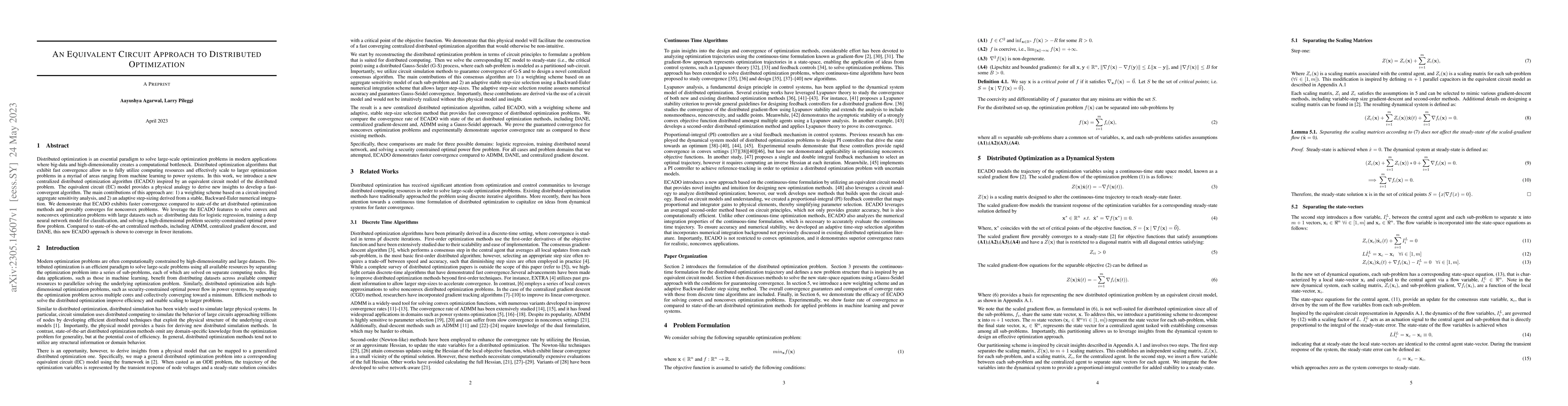 Thumbnail for An Equivalent Circuit Approach to Distributed Optimization