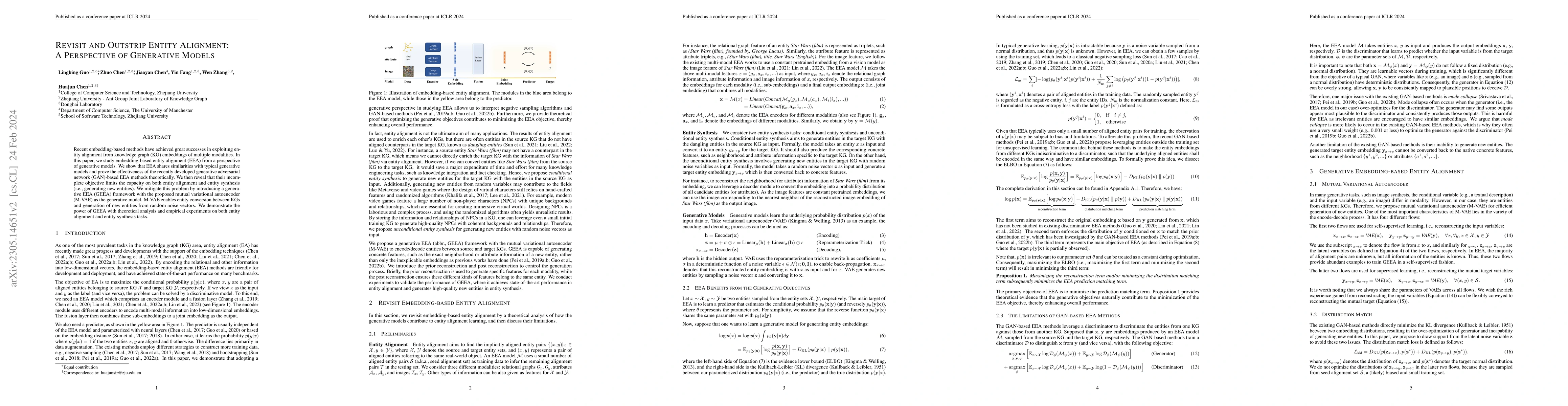 Thumbnail for Revisit and Outstrip Entity Alignment: A Perspective of Generative
  Models