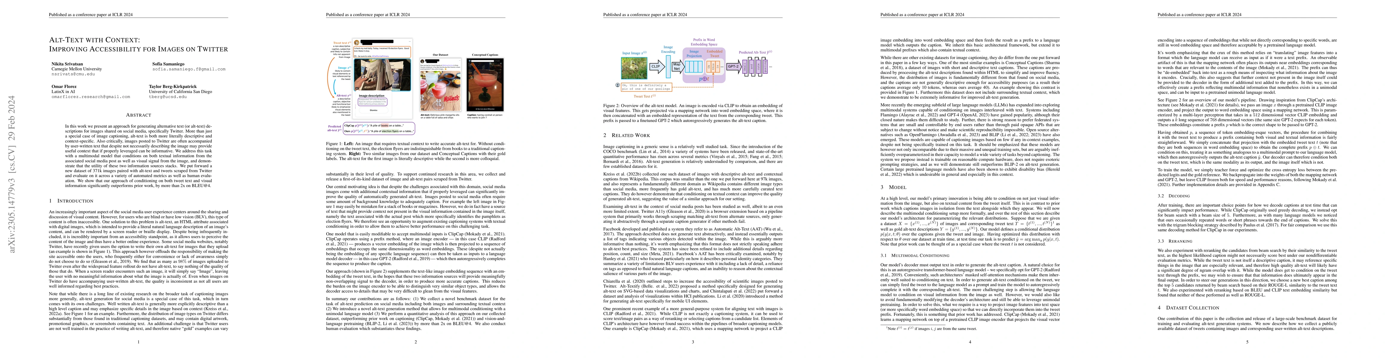 Thumbnail for Alt-Text with Context: Improving Accessibility for Images on Twitter