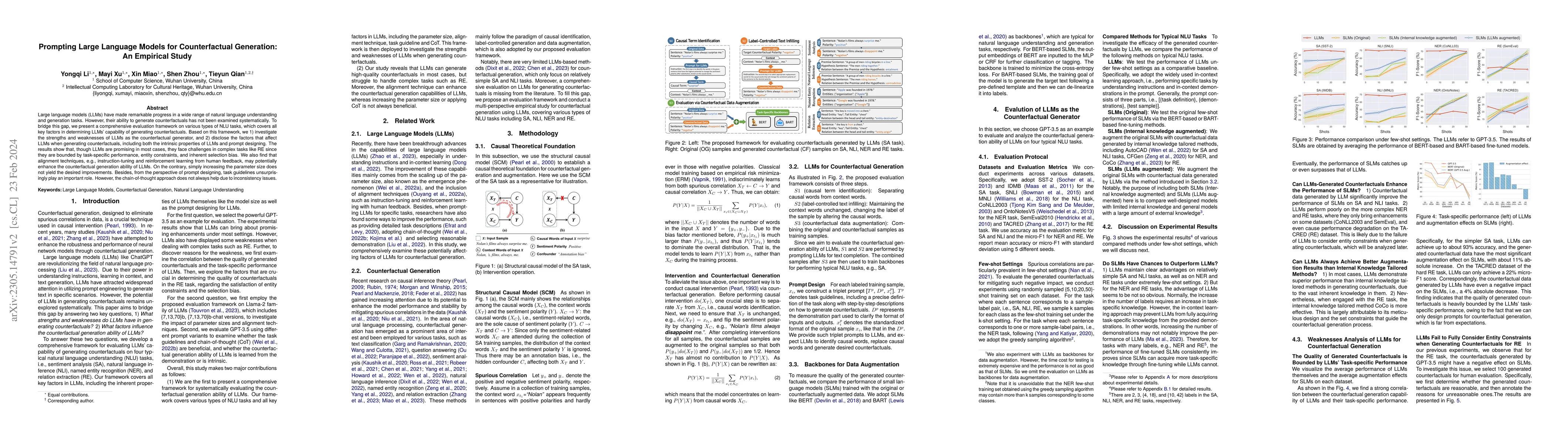 Thumbnail for Prompting Large Language Models for Counterfactual Generation: An
  Empirical Study