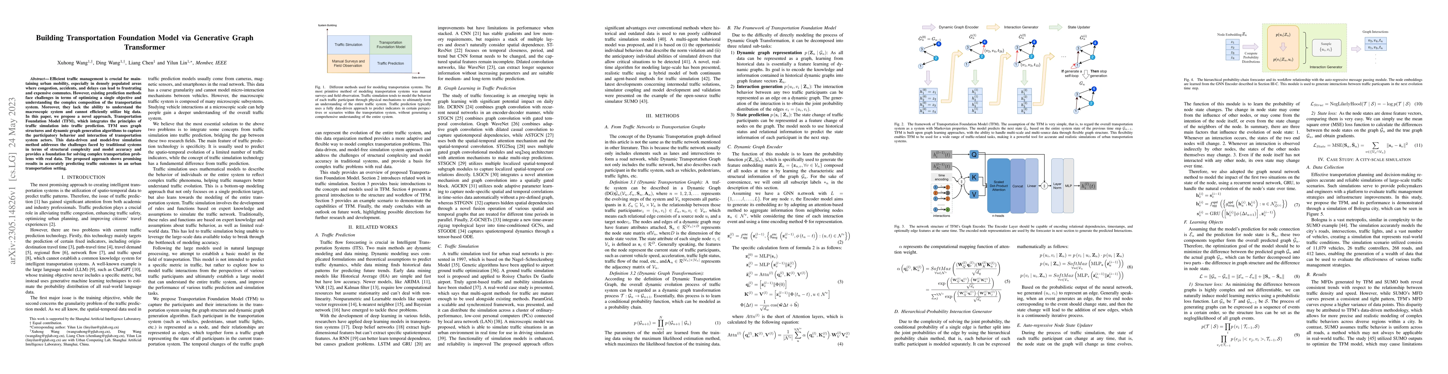 Thumbnail for Building Transportation Foundation Model via Generative Graph
  Transformer