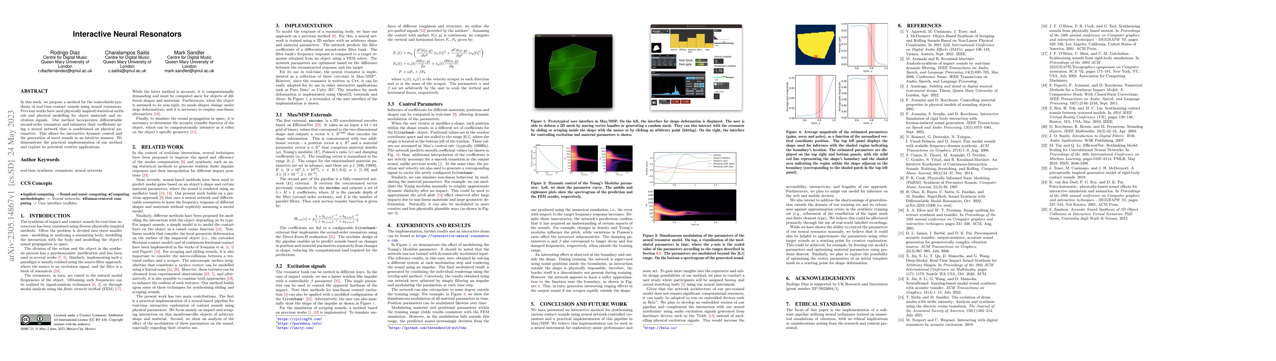 Thumbnail for Interactive Neural Resonators
