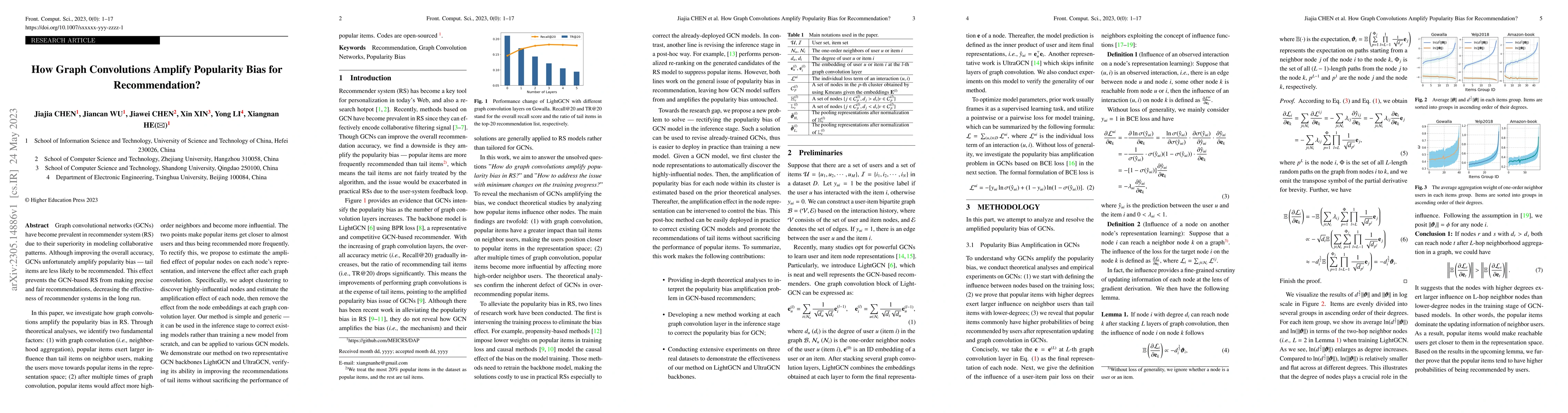 Thumbnail for How Graph Convolutions Amplify Popularity Bias for Recommendation?