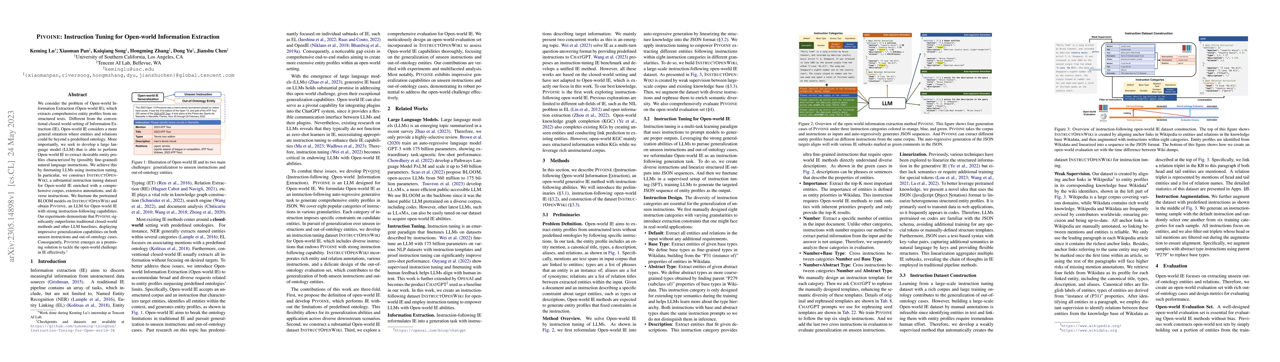 Thumbnail for PIVOINE: Instruction Tuning for Open-world Information Extraction