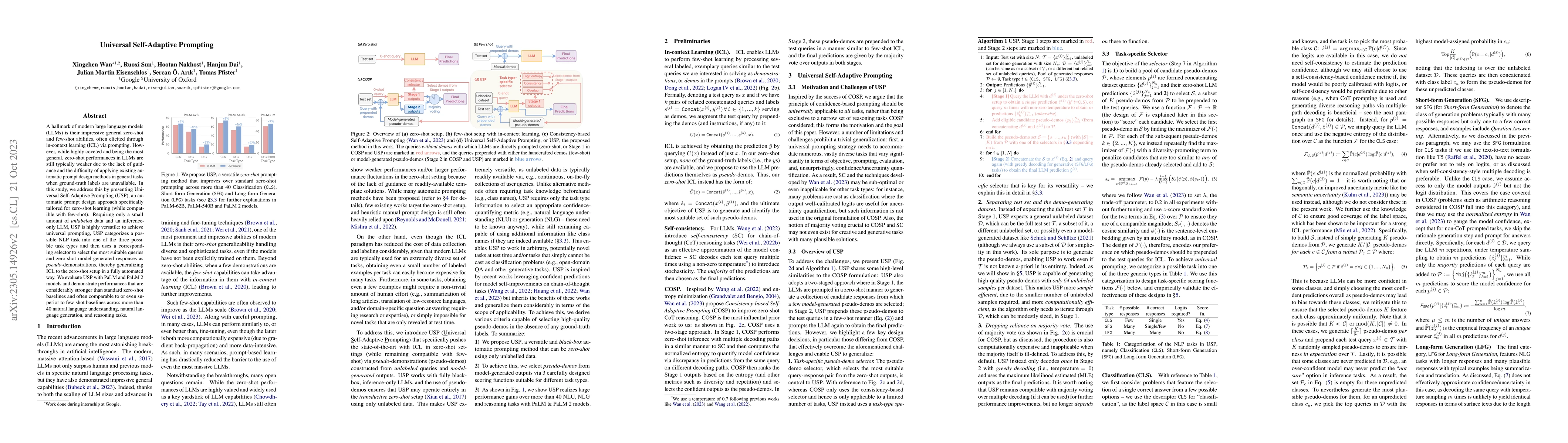 Thumbnail for Universal Self-Adaptive Prompting