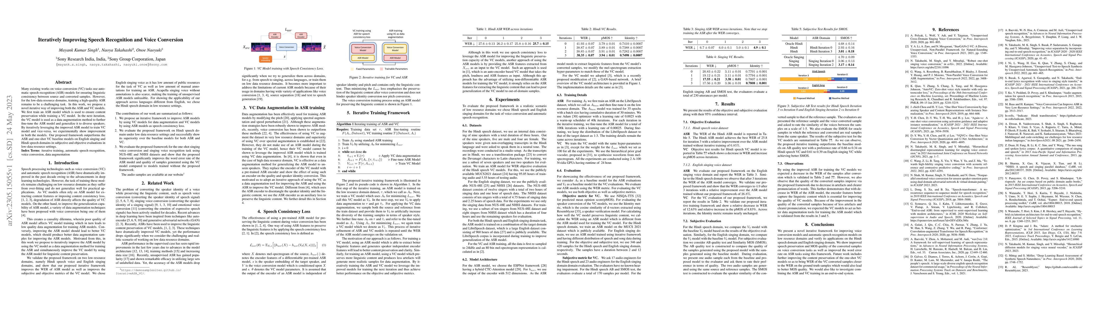 Thumbnail for Iteratively Improving Speech Recognition and Voice Conversion