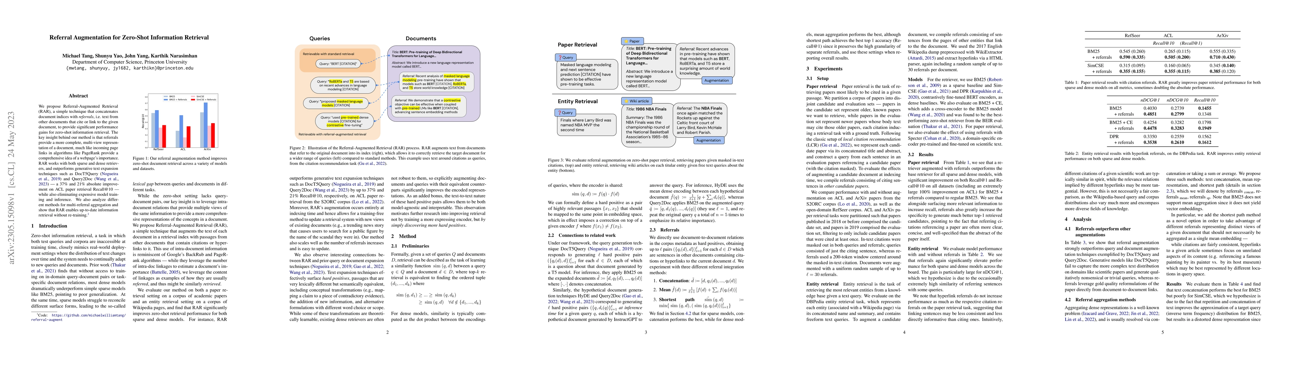 Thumbnail for Referral Augmentation for Zero-Shot Information Retrieval