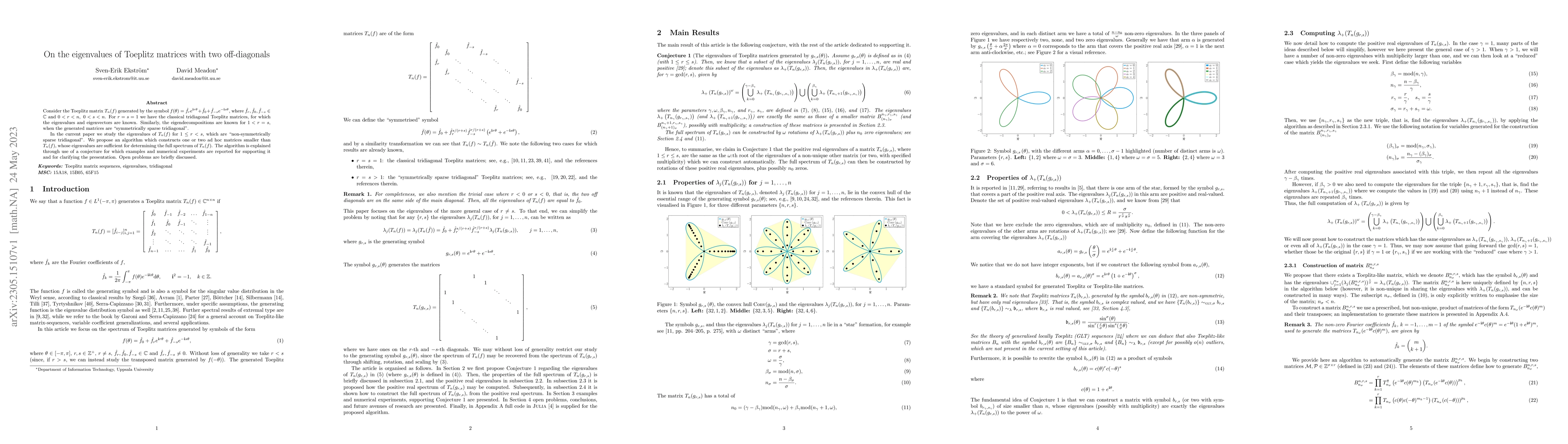 Thumbnail for On the eigenvalues of Toeplitz matrices with two off-diagonals