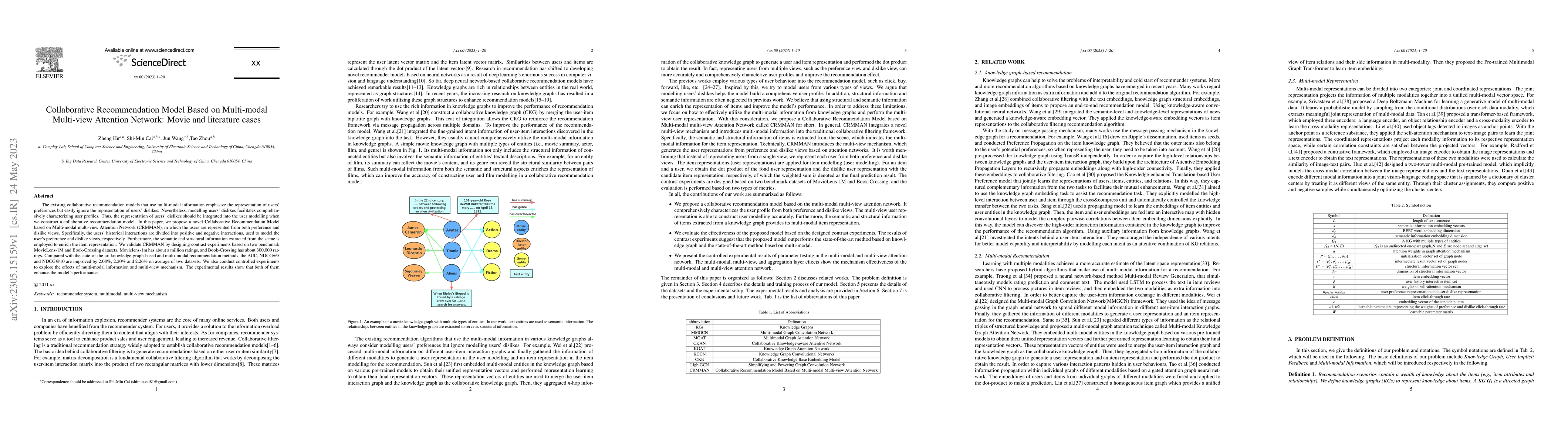 Thumbnail for Collaborative Recommendation Model Based on Multi-modal Multi-view
  Attention Network: Movie and literature cases