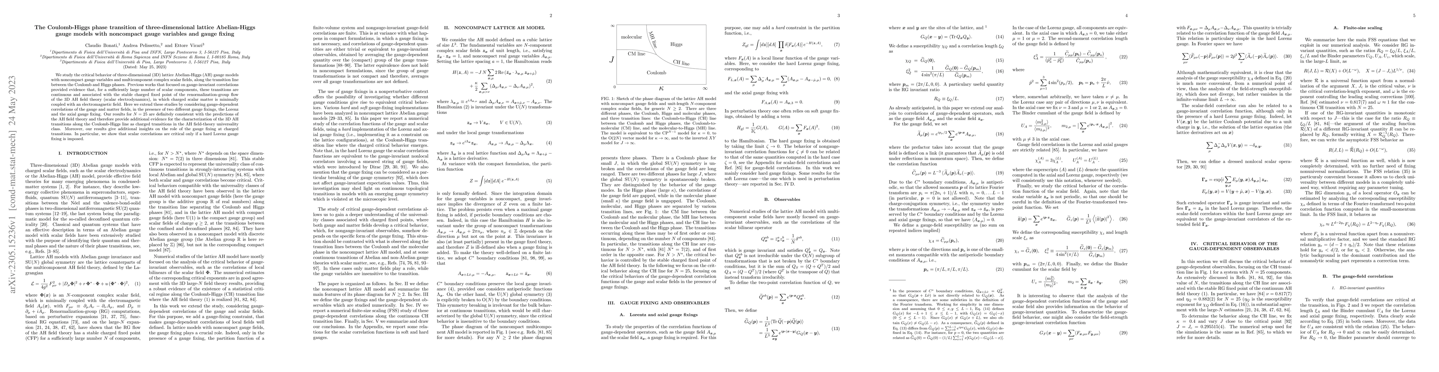 Thumbnail for The Coulomb-Higgs phase transition of three-dimensional lattice
  Abelian-Higgs gauge models with noncompact gauge variables and gauge fixing