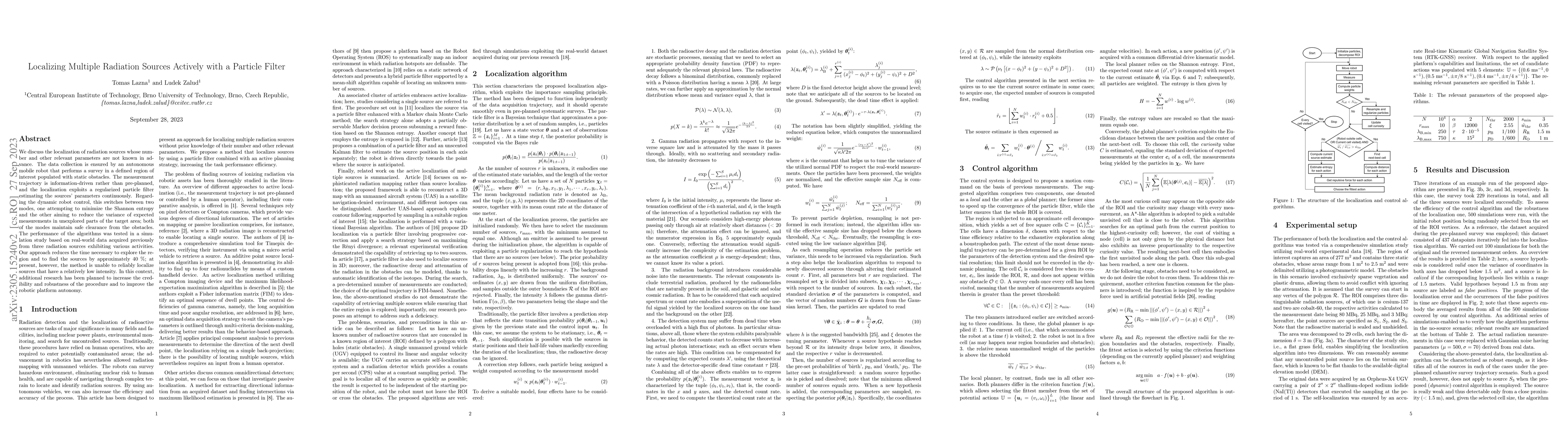 Thumbnail for Localizing Multiple Radiation Sources Actively with a Particle Filter