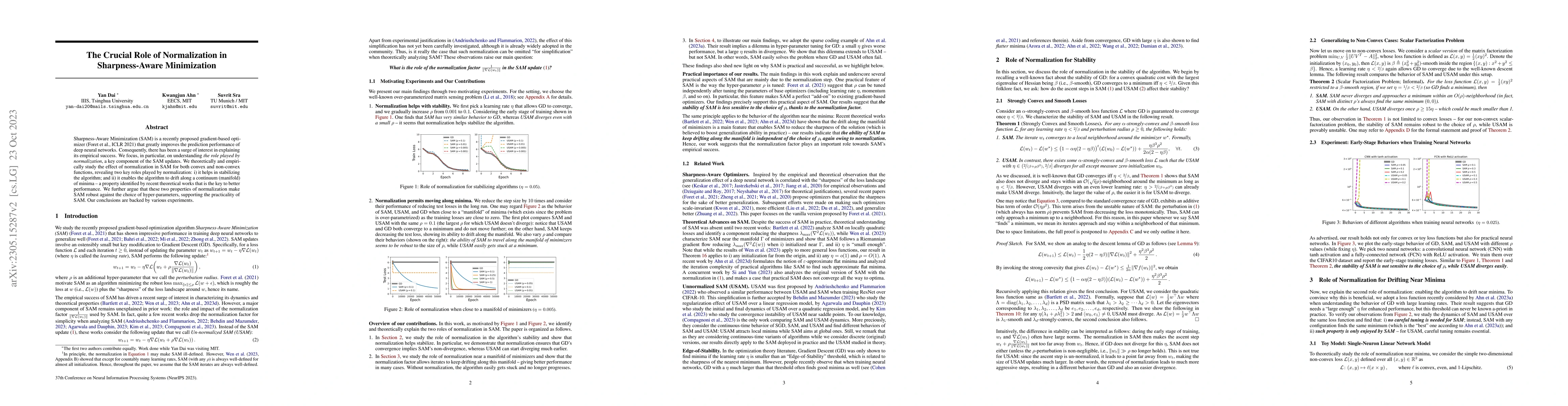 Thumbnail for The Crucial Role of Normalization in Sharpness-Aware Minimization