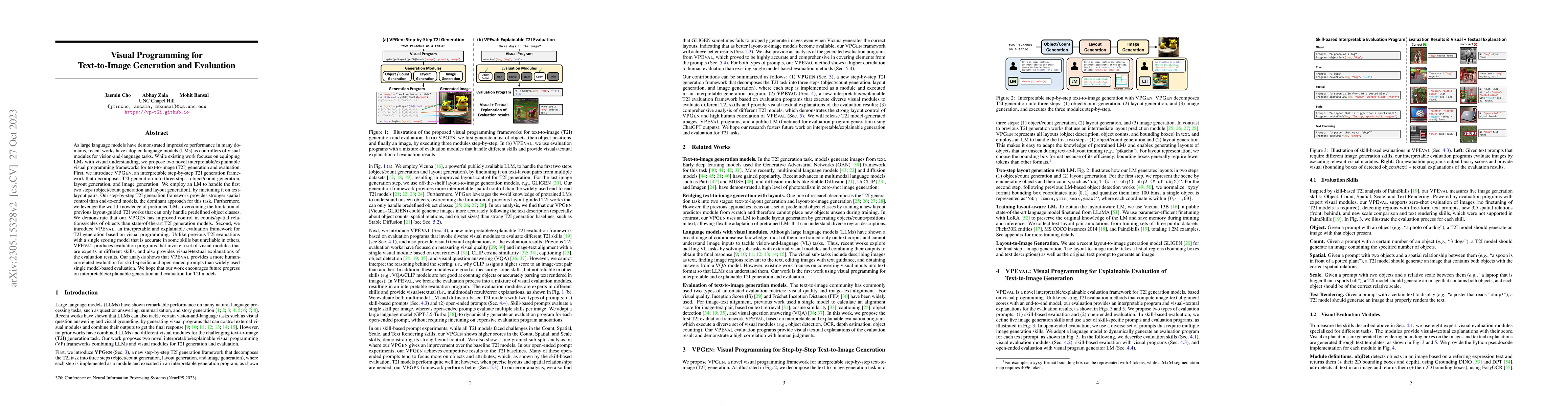 Thumbnail for Visual Programming for Text-to-Image Generation and Evaluation