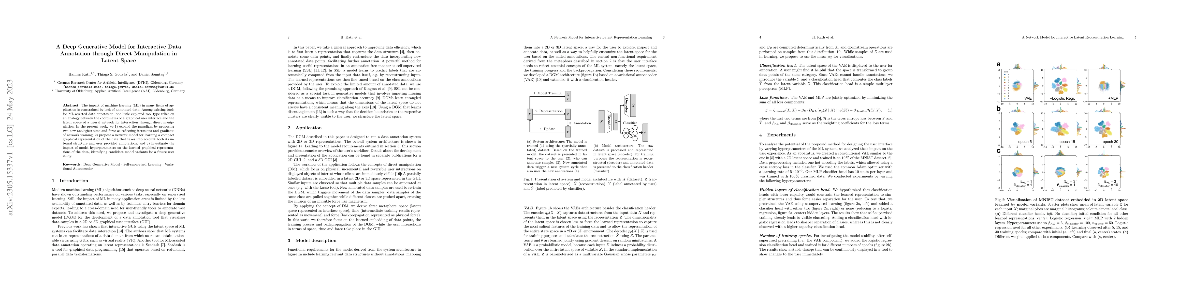 Thumbnail for A Deep Generative Model for Interactive Data Annotation through Direct
  Manipulation in Latent Space