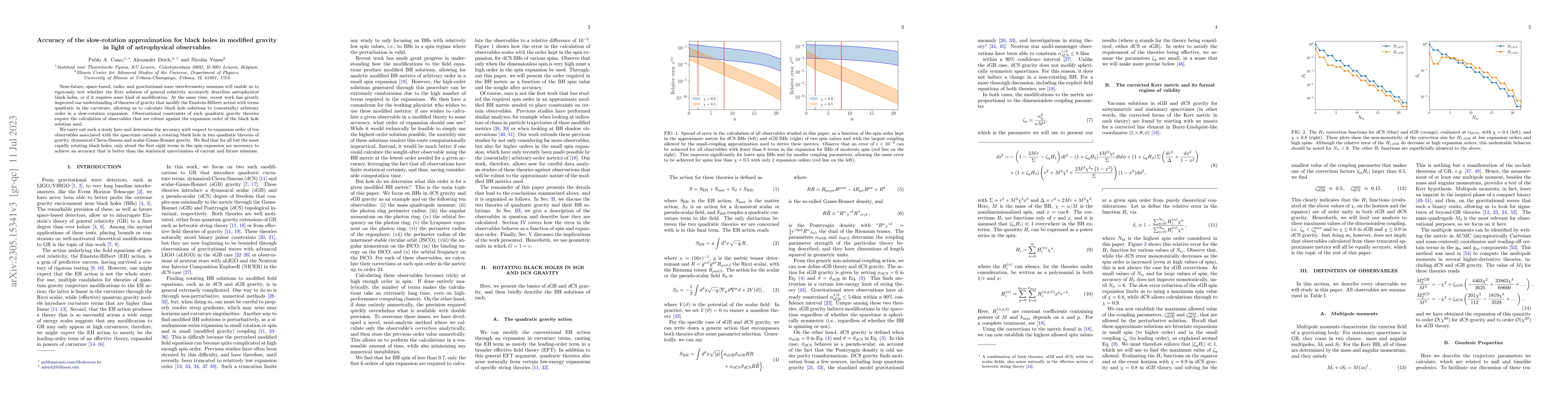 Thumbnail for Accuracy of the slow-rotation approximation for black holes in modified
  gravity in light of astrophysical observables
